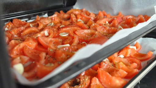 Tomaten voor en na