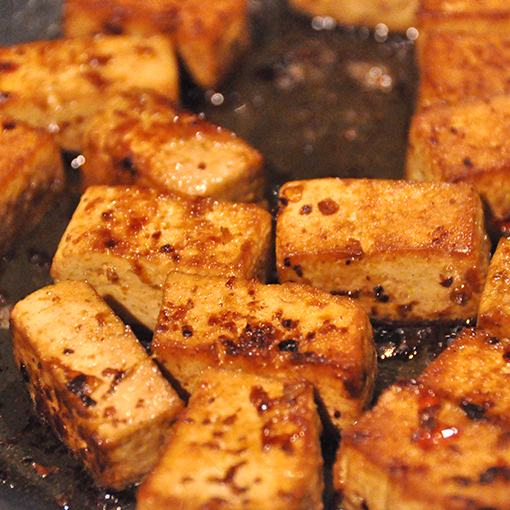 Tofu marineren
