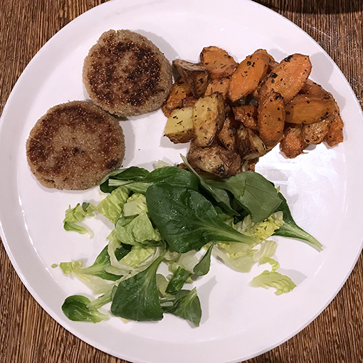 Aardappel-wortelfrietjes uit de airfryer